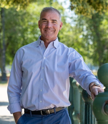 Portrait of Robert Mattie, Principal.